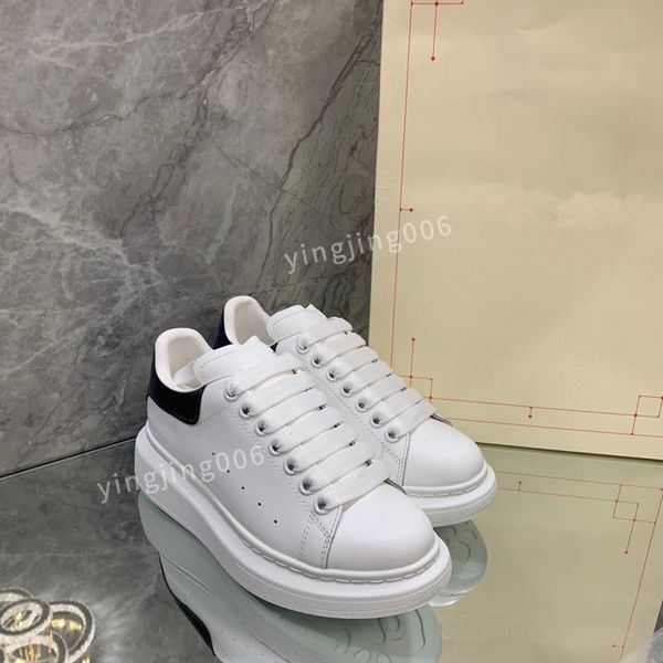 

platform brand mens womens quality casual shoes leather lace-up sneaker fashion lady flat running trainers letters gym sneaker2023, Black