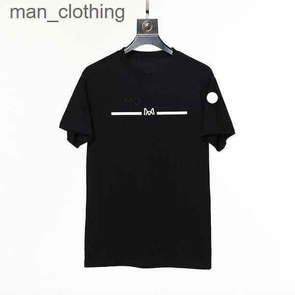 

designer mens t shirts embroidery badge solid loose relaxed cotton crewneck polo shirt short sleevet shirt bottom size s/m//xl 58fz7, White;black