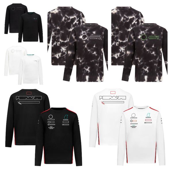 

2023 new f1 t-shirt men's leisure sports fast-drying racing clothing long sleeve fans t-shirt plus size customization