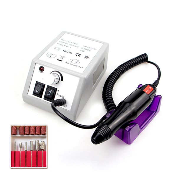 

nail manicure set 12w machine 20000rpm professional drill electric file with speed display knife pedicure 230515