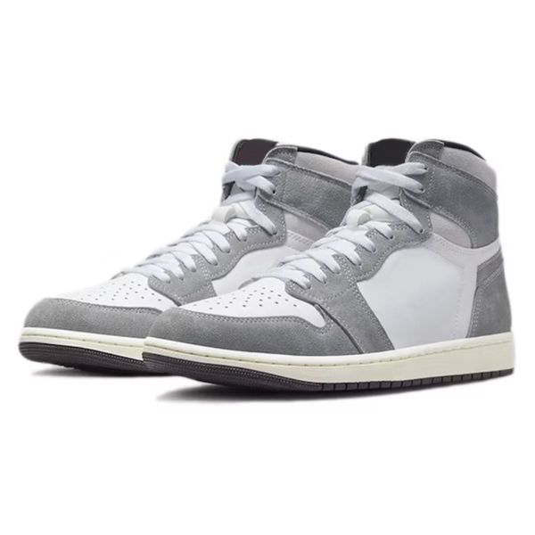 

designer jumpman 1 mid high 1s shoes split space jam phantom women washed pink black dark mocha palomino basketball sports sneakers ysty