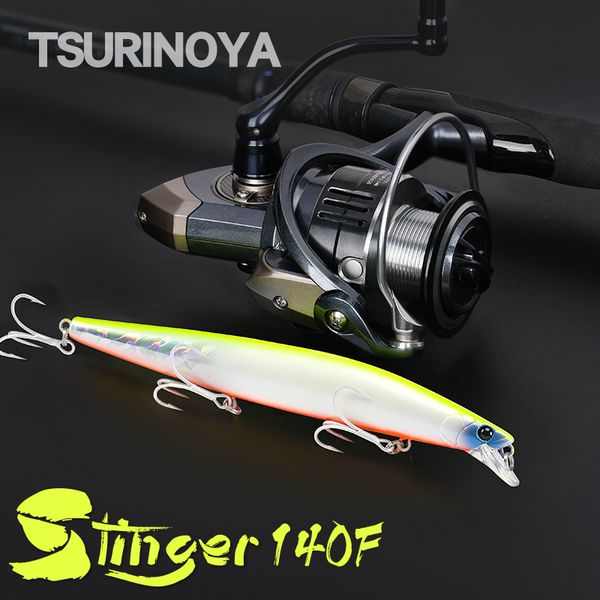 

baits lures tsurinoya stinger 140s fishing lure sinking minnow dw92 140mm 26g saltwater seabass ultra long casting large hard baits jerkbait