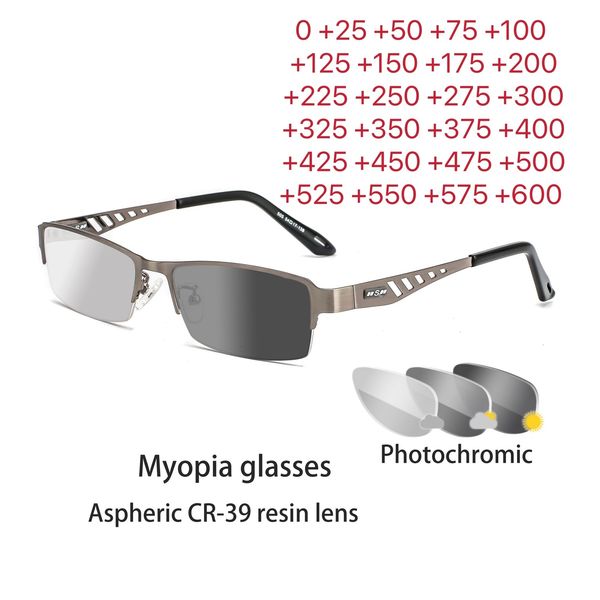 

reading glasses pochromic eye glasses men women myopia eyeglasses finished glasses students short sight eyewear 0 0.5 1 1.25 1.5 1.75 6 2305