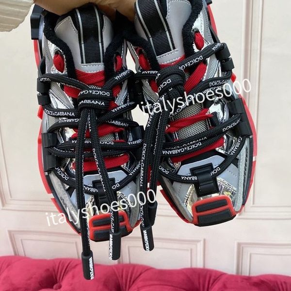 

new designer italy for mens womens sneaker leather embroidered stripes white shoe flat platform walking sports trainers2023, Black