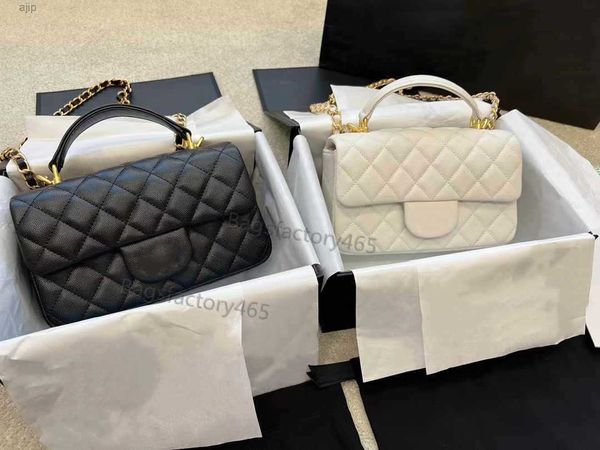 

womens leather woc bags gold metal handle totes wallet with chain ghw crossbody shoulder purse multi pochette card holder classic c mini fla