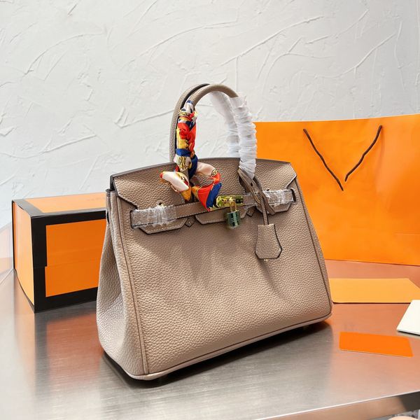

7a designer bag cowhide birkin bag luxury leather fashion classic ladies large capacity tote handbag