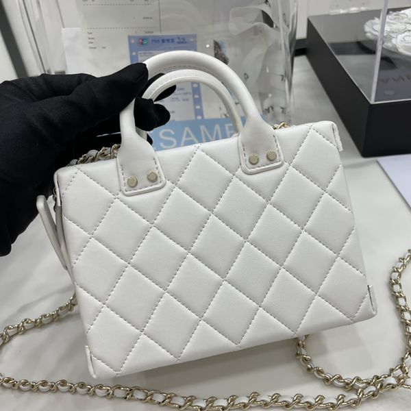 

luxury crossbody bag designer tote bag handbag genuine leather shoulder bags 15cm level replication flap bag with box ch145