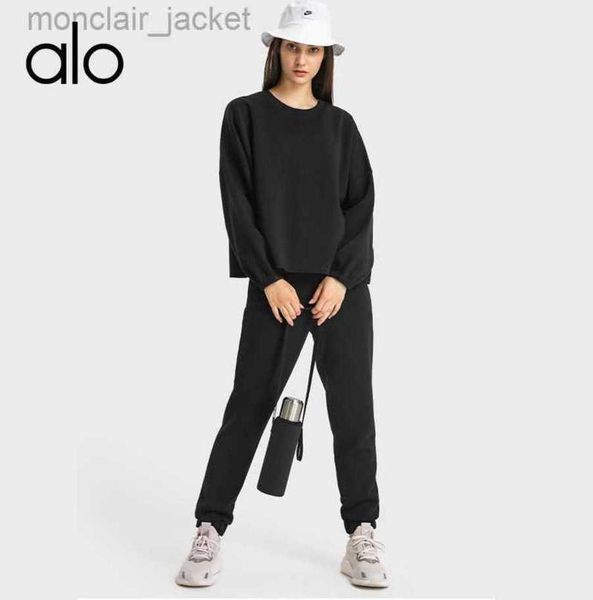 

desginer yoga leggings sports pants women's loose pants skinny fitness pants casual pants high waist pants, Black