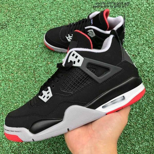 

with box designer 2023 ogwith box 4 4s mens basketball shoes bred black cement grey summit white fire red high cut men women trainers sports