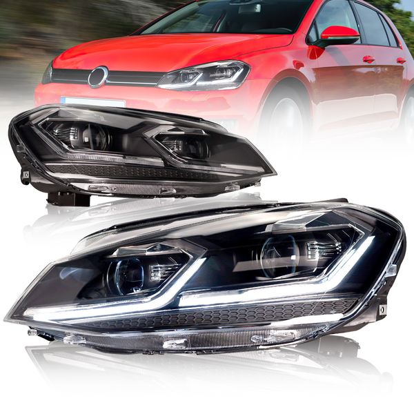 

car front headlight for vw golf 7 20 14-20 17 led head lamp styling dynamic turn signal lens automotive accessories