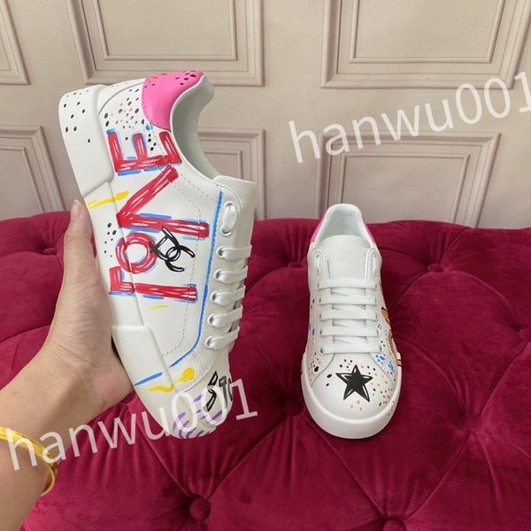 

2023 new famous basketball sneakers shoes women leather rubber sole lace-up trainers outdoor skateboard walking 35-41, Black