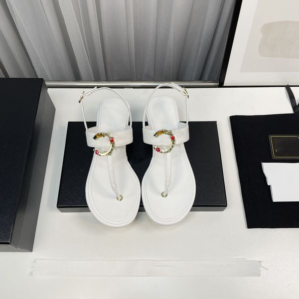 

designer beach shoes luxury cc sandals women fashion flip flops slippers classic thong sandal outdoor slides woman gifts a65