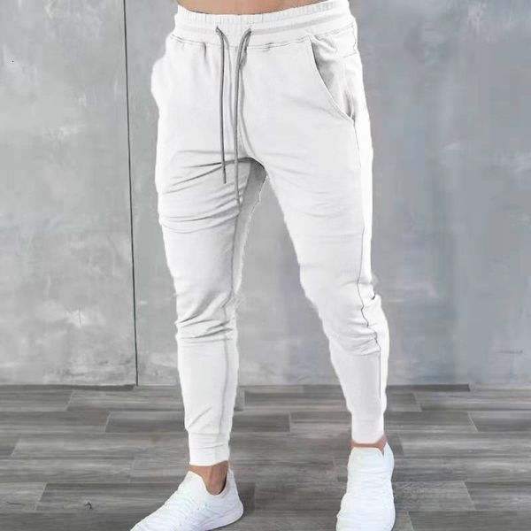 

men's pants jogger men skinny sweatpants running training trousers male fitness workout jogger pants 230516, Black
