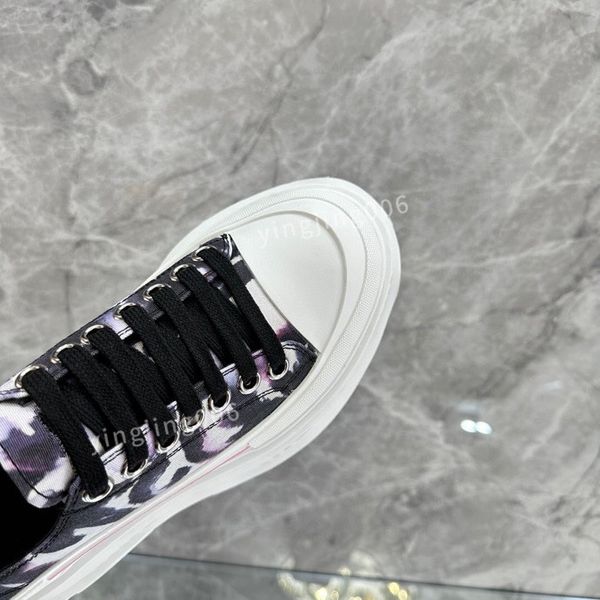 

2023brand mens womens quality casual shoes leather lace-up sneaker fashion lady flat running trainers letters gym sneaker, Black