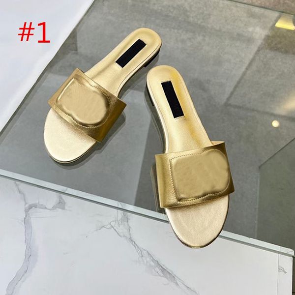 

2023 designer fashion women's slippers sandals leather thick heels 35-42 luxury atmosphere box, Black