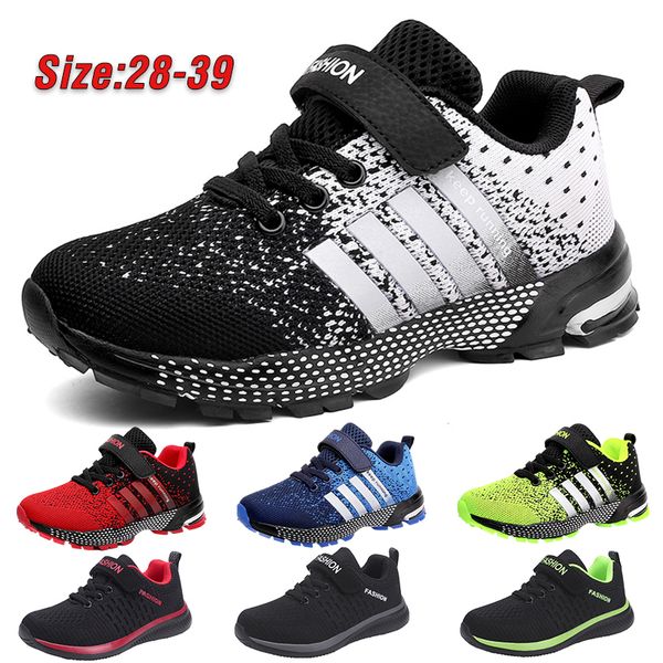 

sneakers children sneakers for kids breathable boys running shoes girls non-slip outdoor casual sports shoes teenagers walking shoes 230516, Black;red