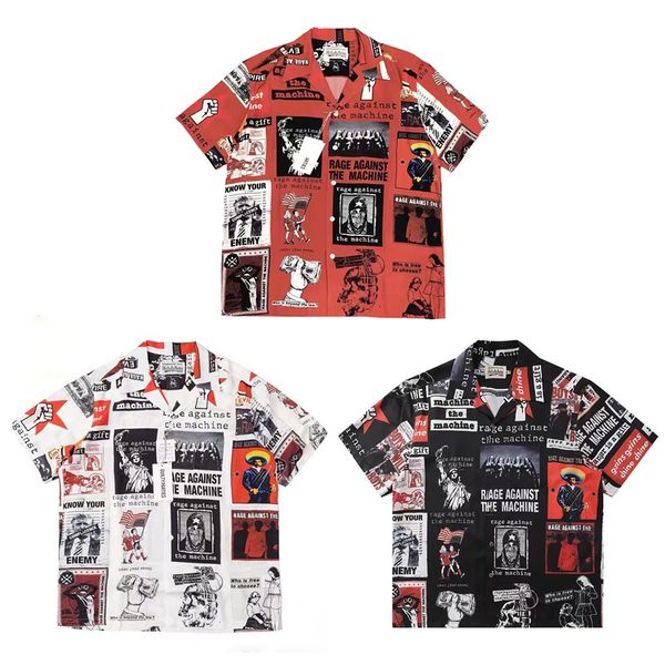 

white black red shirts men women 2023ss 1 quality shirt