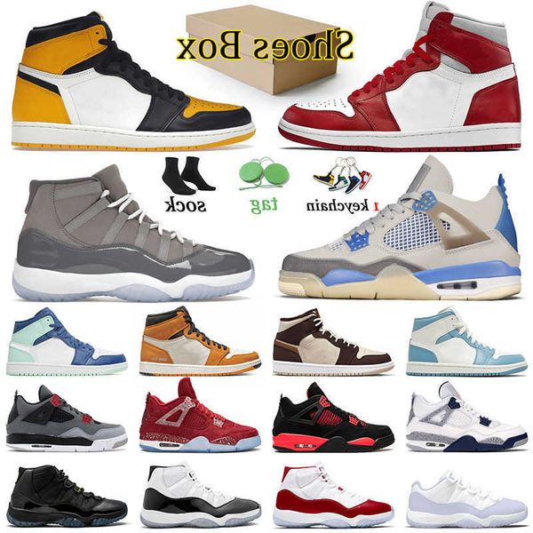 

with box designer jumpman 11 basketball shoes 4s black cat sneakers 1 element men trainers off yellow toe 1s women sports 11 low 7210 space