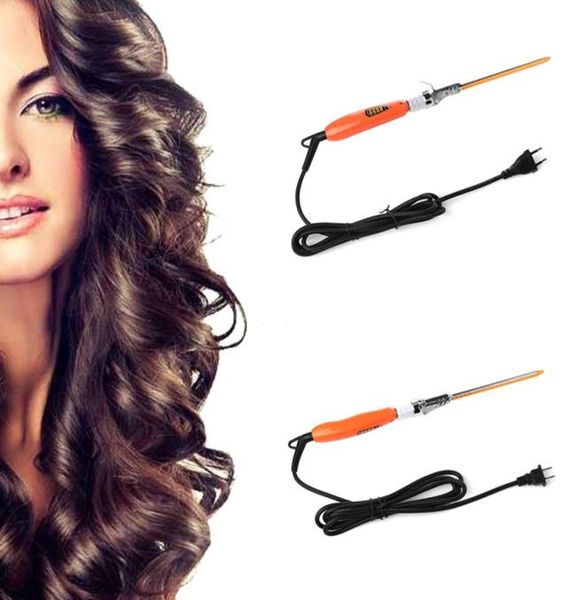 

9mm 360Â° rotating electric hair salon curler tool ceramic curling iron wand hair modeling styler 2202264588041