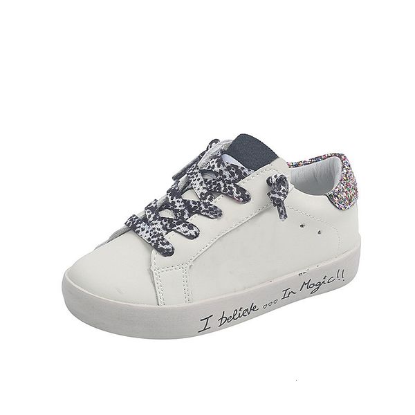 

sneakers sepatu kotor anak laki laki dan perempuan i believe in magic glitter star sneaker silver payet warna warni leopard bertali 230516, Black;red