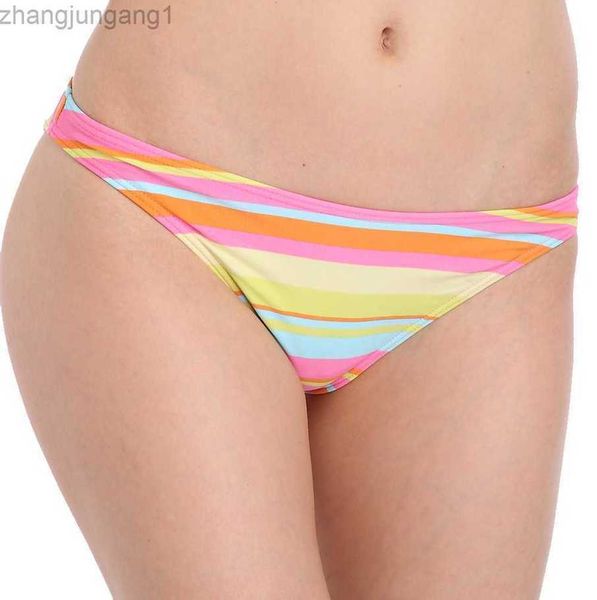 

designer fashion 2023 large women's colorful striped bikini swim pants bottom quality nylon swim pants t shirt, White;black