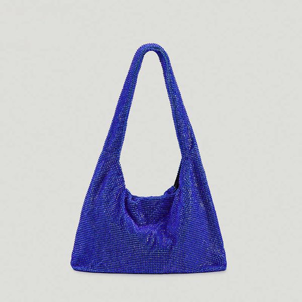 

shoulder bags luxury diamonds women designer crystal mesh lady handbags rhinestones evening bag shinny tote purse 2023 230426