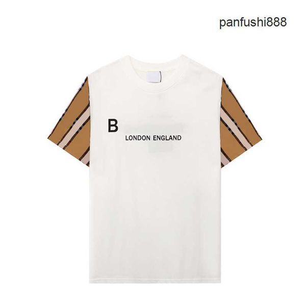 

fashion mens t shirts women designers tshirts tees apparel man s casual chest letter shirt luxurys clothing polos sleeve clothes tshirts as, White;black