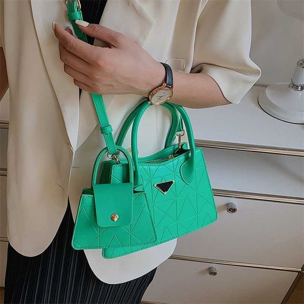 

19% off 2023 fashion handbag baobao women's new handheld small square diamond plaid embossed single shoulder crossbody two piece set mo