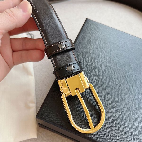 

senior leisure leather belt small elegant business people easy to match ornaments belt width 30mm with original box, Black;brown