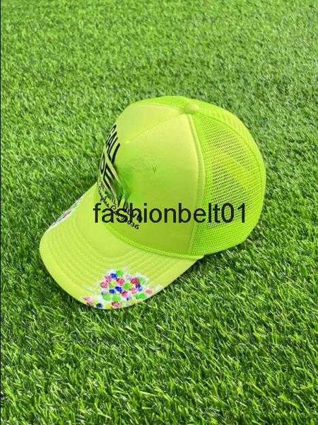 

fluorescent green ball caps casual lettering curved brim baseball cap for men and women fashion letters hat graffiti, Blue;gray