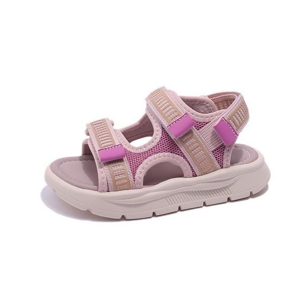 

sandals baby shoes toddler children summer girls soft sole platform boys f12470, Black;red