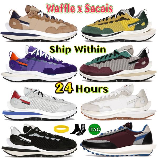 

men waffle x sacais running shoes mens womens sesame blue void dark iris tour yellow villain red clot net orange blaze runner sport sneakers