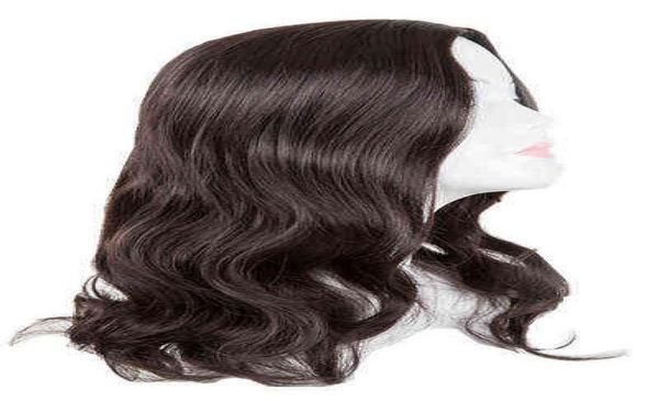 

hair carnival feishow synthetic heat resistant medium dark brown middle part line curly costume cosplay halloween hairpiece 220306198059, Black;brown