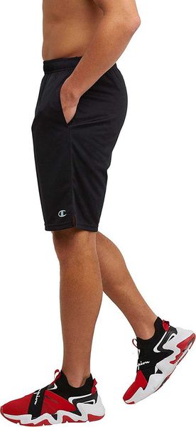 

brand shorts summer sport running jogging fitness quick dry champion men's moisture wicking athletic gym (reg. or big tall), White;black
