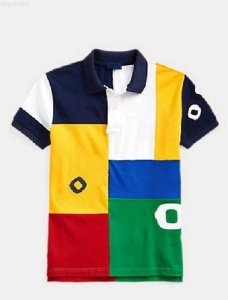 

men's polos men's shirt printing short-sleeved t-shirt cotton lapel color matching fashion and wo clothing size s-5xl, White;black