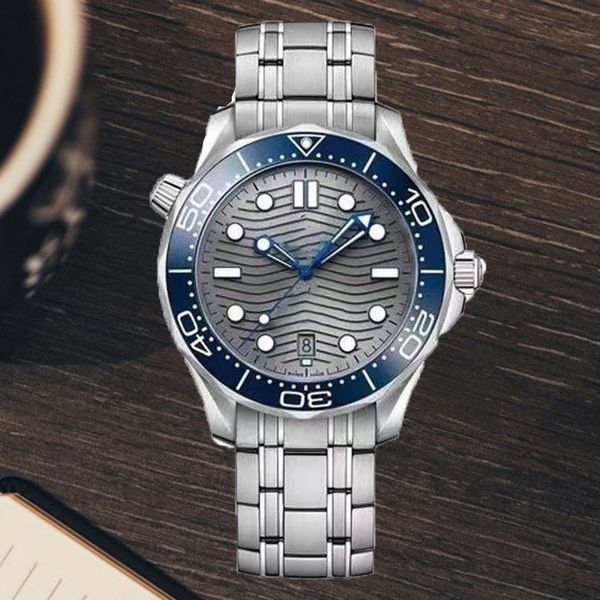 

watches mens/womens movement mechanical 40mm watch 904l stainless steel blue black ceramic sapphire glass super luminous wristwatches christ, Slivery;brown