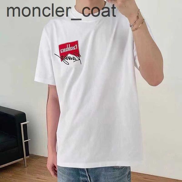 

men's hoodies sweatshirts 2023 red hairstyle rhude casablanca t shirt high street short sleeved men women oversize print summer daily, Black