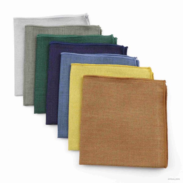 

2pcs handkerchiefs new solid color pocket square green navy colorful handkerchief cotton polly texture pocket men's accessories busines, Blue;white