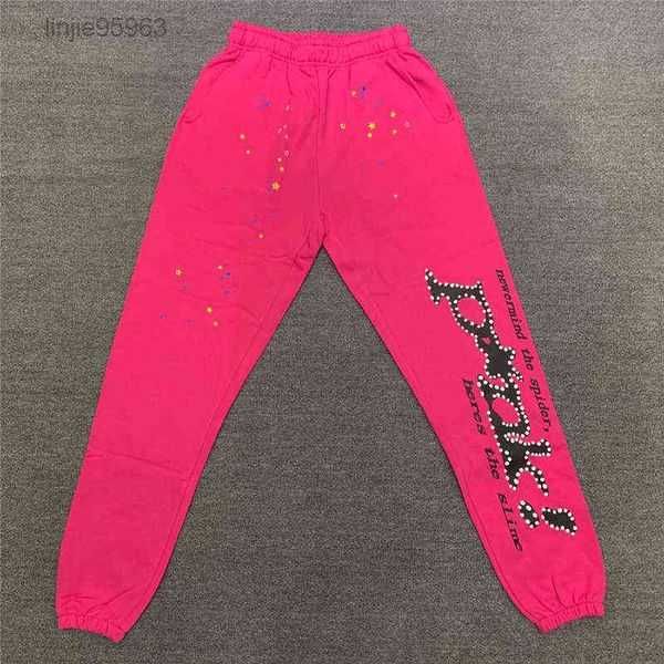 

puff print sp5der young thug 555555 angel hoodie men women heavy fabric spider web sweatshirts pullover 1wm4y, Black