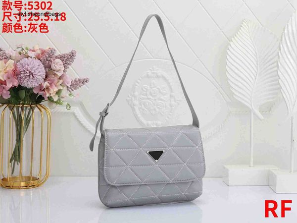 

totes luxury tote purse designer handbag messager bags brand crossbody totes pu leather #5302 womens 25cm classic grey