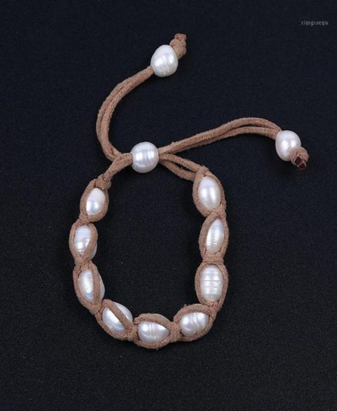 

beaded strands fashion promotion gift freshwater pearl bracelet white4355081, Black