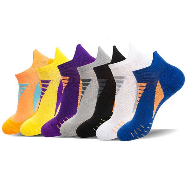 

sports socks sport socks football cycling soccer compression running bike fitness hiking breathable outdoor men women anti slip sport fitnes, Black
