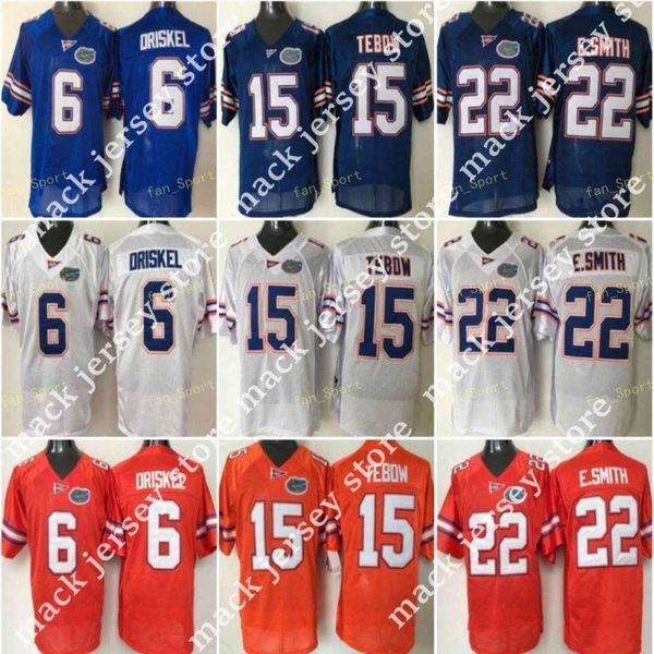 

american college football wear florida ncaa gators 15 tim tebow jersey men 22 emmitt smith 6 jeff driskel jerseys universit, Black