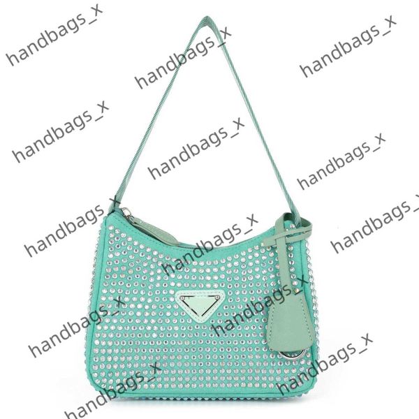 

designer bag p bag p family's shiny diamond inlaid portable underarm bag is selling this season's new casual fashion versatile wit