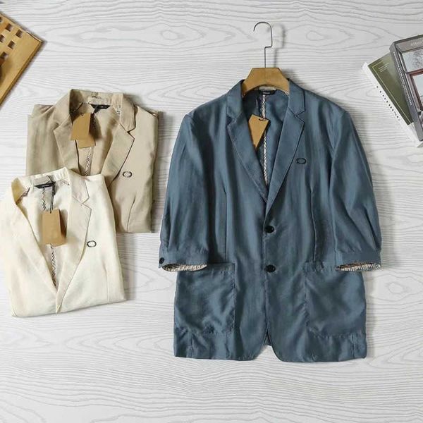 

summer women jacket ice silk coat designer jackets button cardigan suit womens oversize loose 3/4 sleeve polo shirt, Black;brown