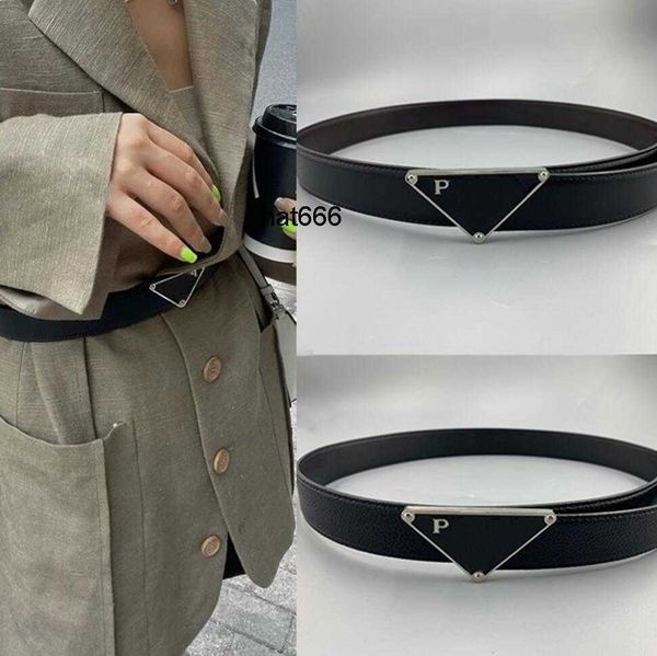 

fashion belts genuine leather men women designers inverted triangle buckle popular jeans girdle coat luxury brand waist belt dress waistband, Black;brown