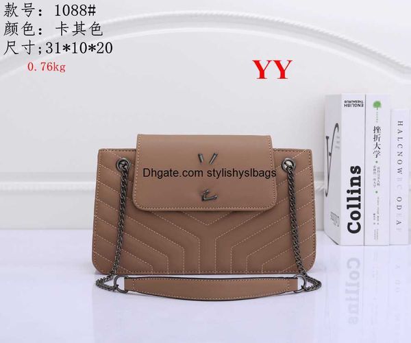 

totes women's designers luxury shoulder bag totes purse handbag message bags cluth brand classic crossbody pu #1088 31cm with wallet gr