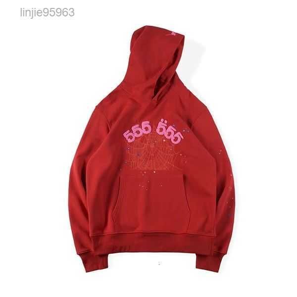 

men hoodie designer 55555 sweatshirt bubble print sp5der men's women fabric spider web pullover 2jujx, Black
