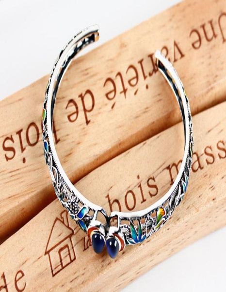 

fashionr cloisonne enamel openwork bracelet0123456781383118, Black