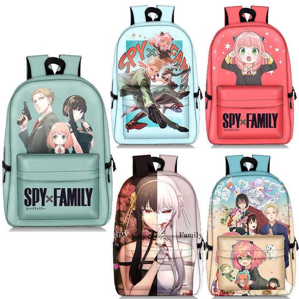 

backpack spy x family anya forger backpack for teenager girls bookbags children school bag student back to school lapdaypacks j230517